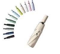 erised's bifrost Pieghevole da Viaggio Ombrello Compatto Apertura/Chiusura Automatica Maniglia Strato di rivestimento 8 Stecche/Anti UV UPF 50 golf portatile/Sole/Uomini Donne Bambini