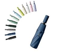 erised's bifrost Pieghevole da Viaggio Ombrello Compatto Apertura/Chiusura Automatica Maniglia Strato di rivestimento 8 Stecche/Anti UV UPF 50 golf portatile/Sole/Uomini Donne Bambini