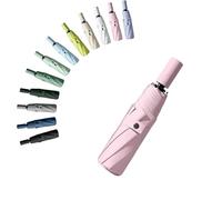 erised's bifrost Pieghevole da Viaggio Ombrello Compatto Apertura/Chiusura Automatica Maniglia Strato di rivestimento 8 Stecche/Anti UV UPF 50 golf portatile/Sole/Uomini Donne Bambini