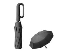 erised's bifrost Portátil Paraguas Capa de Revestimiento/Protección UV Anti UPF 50 99,9% Plegable de Viaje Mango de Apertura/Cierre Automático Golf de Hombres Mujeres Diseño de Mango de Mosquetón