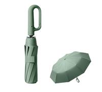 erised's bifrost Portátil Paraguas Capa de Revestimiento/Protección UV Anti UPF 50 99,9% Plegable de Viaje Mango de Apertura/Cierre Automático Golf de Hombres Mujeres Diseño de Mango de Mosquetón