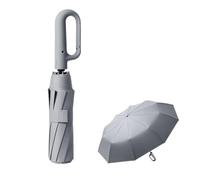 erised's bifrost Portátil Paraguas Capa de Revestimiento/Protección UV Anti UPF 50 99,9% Plegable de Viaje Mango de Apertura/Cierre Automático Golf de Hombres Mujeres Diseño de Mango de Mosquetón