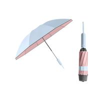 erised's bifrost Portátil Paraguas de Viaje Plegable Invertido Mango de Apertura/Cierre Automático Capa de colorido Revestimiento/Protección UV Anti UPF 50 99,9% Paraguas de Golf Hombres Mujeres