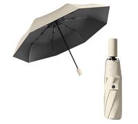 erised's bifrost Portátil Paraguas plegable de viaje Mango de apertura/cierre automático Capa de revestimiento/Protección UV anti UPF 50 99,9% compacto Paraguas de golf Hombres Mujeres Niños
