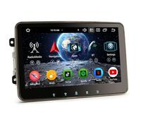 Erisin 10.1" 8-Core 4GB+64GB Android 14 Radio Coche Bluetooth GPS Navegador para Volkswagen Golf 5/6 Passat Polo Tiguan Touran Caddy T5 Seat Skoda Wireless CarPlay Android Auto Dab+ WiFi 4G USB IPS