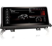 Erisin 10.25 Pulgadas 8-Núcleos 4GB RAM+64GB ROM Android 14 Radio de Coche Estéreo Navegación GPS de Automóvil para BMW X5 E70 X6 E71 2007-2010 CCC Sistema Bluetooth IPS Pantalla Táctil CarPlay WiFi