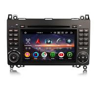Erisin 128GB Android 16 Radio Coche para Mercedes Clase A W169 Clase B W245 | Radio GPS Estéreo Bluetooth de 7" con 8 núcleos para Sprinter Viano Vito con CD CarPlay Android Auto DSP DAB WiFi USB Canbus