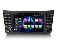Erisin 4GB+64GB Android 14 Radio de Coche con Pantalla táctil para Mercedes Benz E/CLS Class W211 W219 Autoradio GPS Navigador Wireless Carplay Android Auto DSP Bluetooth 5.0 WiFi Dab+IPS