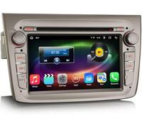 Erisin 4GB+64GB Android 16 Radio Coche Bluetooth GPS para Alfa Romeo Mito | 8-Core 7 Pulgadas Pantalla táctil Estéreo de Automóvil DVD Reproductor CarPlay DSP Android Auto WiFi 4G Mirror Link DAB+ IPS