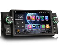 Erisin 4GB+64GB Android 16 Radio Coche Bluetooth para Fiat Punto Fiat Linea | 8 Núcleos 4GB RAM+64GB ROM, 7 Pulgadas Soporta GPS Navegación Inalámbrica CarPlay Android Auto DSP IPS WiFi DAB+ Radio Canbus