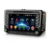 Erisin 7" Pantalla 8-Core 4GB+64GB Android 14 DVD Radio Coche Bluetooth GPS Navegador para Volkswagen Golf 5/6 Passat Polo Tiguan Touran Caddy T5 Seat Skoda Wireless CarPlay Android Auto Dab+ WiFi IPS