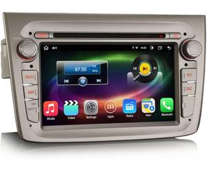 Erisin 7 Pulgadas 8-Core 4GB+64GB Android 14 GPS Navegación Estéreo de Automóvil DVD Reproductor para Alfa Romeo Mito Apoyo Pantalla táctil CarPlay DSP Android Auto Bluetooth WiFi Mirror Link Dab+