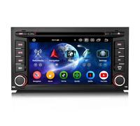 Erisin 7 Pulgadas 8 Núcleos 4GB RAM+64GB ROM Android 14 GPS Navegación DVD Estéreo de Automóvil para Seat Leon IPS Pantalla táctil Soporte CarPlay Android Auto DSP Bluetooth 5.0 WiFi Dab+USB CANBUS