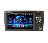 Erisin 8+128GB Android 16 Radio Coche Bluetooth para Audi A3 S3 RS3 RNSE-PU | 8 Núcleos 7" IPS Pantalla táctil 2Din Estéreo con DVD GPS Navegación Inalámbrico CarPlay Android Auto DSP WiFi 4G DAB+ Canbus