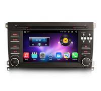 erisin 8 Core 4+64GB Android 14 Estéreo de Automóvil Autoradio para Porsche Cayenne Soporte GPS Carplay inalámbrico Android Auto DSP Bluetooth DVD DVR WiFi 4G Dab+ TPMS
