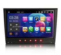 Erisin 8-Core 4+64GB Android 14 Radio para Porsche 911 Cayman Boxster Soporte GPS Sat Nav Carplay Android Auto DSP Bluetooth 5.0 Dual Band WiFi Dab+ TPMS IPS pantalla táctil navegación