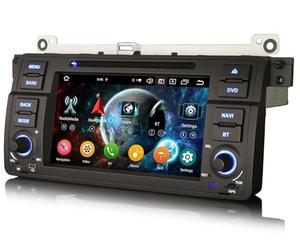 Erisin 8-Core 4+64GB Android 16 Radio de Coche Estéreo Navegación para BMW Serie 3 E46/ Rover 75/ MG ZT Soporte GPS Sat Nav inalámbrico Carplay DSP Bluetooth 5.0 WiFi Canbus
