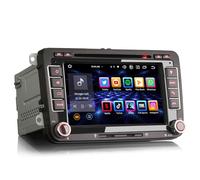 Erisin 8-Core 4GB+64GB 7" Android 14 GPS Navegación Pantalla Táctil DVD Estéreo de Automóvil para VW Passat B6 Golf V Vi Touran for Skoda Seat Tiguan Jetta T5 Soporta CarPlay DSP Bluetooth WiFi Dab+