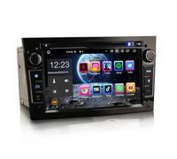 Erisin 8-Core 4GB+64GB Android 14 GPS Navegación DVD Coche Estéreo de Automóvil para Opel Astra H Antara Corsa C/D Vivaro Zafira Vectra Meriva Signum Combo CarPlay Android Auto Buetooth 5.0 WiFi Dab+