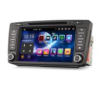 Erisin 8-Core 4GB+64GB Android 14 GPS Navegación DVD Estéreo de Automóvil para Skoda Octavia Yeti Rapid Superb Roomster 8" IPS Pantalla táctil Soporte CarPlay Android Auto DSP Bluetooth 5.0 WiFi Dab+