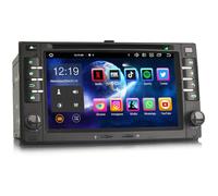 Erisin 8-Core 4GB+64GB Android 14 GPS Navegación Estéreo de Automóvil para Kia Sorento Cerato Sportage Optima Star Magentis Carens 6.2" Soporte IPS CarPlay Android Auto DSP Bluetooth WiFi Dab+ Canbus