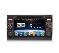Erisin 8 Core 4GB 64GB Android 14 Radio Coche Navegador GPS para Ford Fiesta Mk6 Ford Focus Mk2 Transit Connect C-MAX Mondeo Galaxy Pantalla táctil Bluetooth Wireless Android Auto CarPlay
