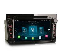 Erisin 8-Core 4GB RAM+ 64GB ROM 7" Android 14 GPS Navegación Pantalla Táctil Estéreo de Automóvil para Opel Vauxhall Astra H Corsa C/D Antara Zafira Meriva Soporta CarPlay DSP Bluetooth WiFi Dab+ DVD