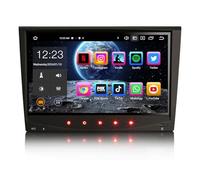 Erisin 8-Core Android 14 4GB+64GB GPS Navegación Estéreo de Automóvil para Porsche 911 997 Cayman Boxster 8" Pantalla táctil Soporte Inalámbrico CarPlay Android Auto DSP Bluetooth 5.0 WiFi Dab+ USB