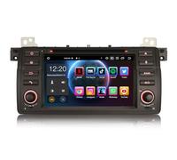 Erisin 8-Core Android 14 GPS Navegación DVD Estéreo de Automóvil Reproductor 7" Pantalla Táctil para BMW Serie 3 E46 MG ZT Rover 75 Soporta Bluetooth 5.0 Dab+ CarPlay Android Auto WiFi DSP 4GB+64GB
