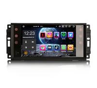 Erisin 8-Core Android 14 GPS Navegación Estéreo de Automóvil para Jeep Compass Grand Cherokee Patriot Chrysler 300C Dodge Journey Avenger Soporte CarPlay Android Auto Bluetooth 5.0 WiFi Dab+ 4GB+64GB