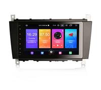 Erisin Android 11 8 Pulgada 2Din Estéreo de Automóvil para Mercedes Clase C/CLC/G W203 W463 Soporte GPS Carplay Bluetooth WiFi SWC A2DP RDS FM/Am Dab+DVB-T2 32GB ROM