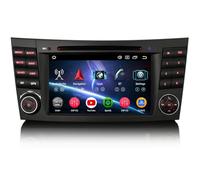 erisin Android 13 Estéreo de Automóvil 4+64GB para Mercedes CLS Clase E Clase W211 W219 Soporte de 7 Pulgadas GPS Sat Nav Carplay Android Auto Bluetooth 5.0 A2DP WiFi 4G Dab + RDS TPMS SWC