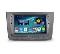 Erisin Qualcomm 8-Core Android 14 4GB+64GB GPS Navegación Estéreo de Automóvil para Alfa Romeo Mito 2008-2019 7" 2DIN Radio Coche IPS Pantalla CarPlay Android Auto Bluetooth 5.1 WiFi 4G DSP Canbus