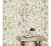 Erismann 1050635 Jardín Secreto Grove Verde Papel Tapiz Floral
