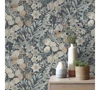 Papel Tapiz Erismann Secret Garden Secret Grove Azul Denim 1050644 Decoración