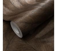 Erismann Pluma Vinilo Bronce Papel Pintado 1047648 10M Rollo Decoración Hogar