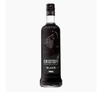 ERISTOFF Black Wild Berry Flavoured Vodka Spirit Drink, 18 % vol., 70 cl | Vodka con sabor a frambuesa y grosella negra, suave sabor a frutos rojos, perfecto para cócteles, fiestas o regalar, 700 ml