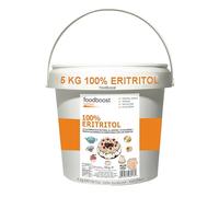 Eritritol 5Kg foodboost -sustituto del azúcar - 0kcal - 100% puro - mismo poder edulcorante que el azúcar común, apto para diabéticos y dietas hipocalóricas o equilibradas - Maxi Pack
