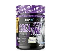 ERIX Nutrición Creatina Creapure en Polvo, 300g, Suplemento Deportivo Micronizado para Aumento de Fuerza, Rendimiento y Masa Muscular (Neutro)
