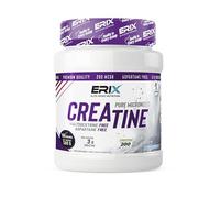 ERIX Nutrición Creatina Monohidrato 200 Mesh Neutra (Sin Sabor) 500g (166 Dosis) - Polvo Micronizado 100% Puro para Entrenamiento, Sin Aspartamo, Mejora el Rendimiento y la Fuerza Muscular