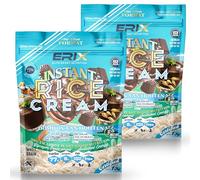 ERIX Nutrición Pack 2x1Kg de Crema de Arroz Instantánea, Harina Sin Azúcar, Fácil Digestión Energía Pre y Post Entreno para Gachas, Cocina, Batidos, Rice Cream (Bombón Van Houten)
