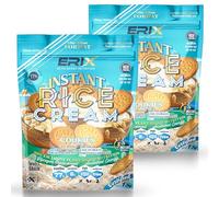 ERIX Nutrición Pack 2x1Kg de Crema de Arroz Instantánea, Harina Sin Azúcar, Fácil Digestión Energía Pre y Post Entreno para Gachas, Cocina, Batidos, Rice Cream (Galleta)