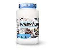 Erix NUTRICION | WHEY PLUS ULTIMATE | Recuperación Muscular | Proteína de Suero de Alta Pureza | Desarrollo Muscular | Proteínas para Masa Muscular (Chocolate negro con Coco, 1 kg)