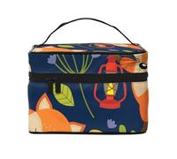 Erizo con corazón de amorBolsa de Maquillaje, Bolsa de Cosméticos Portátil para Mujer-Organizador de Cosméticos de Viaje, Regalo para Momentos Especiales