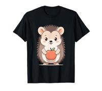 Erizo con Manzana ilustración Animal Camiseta