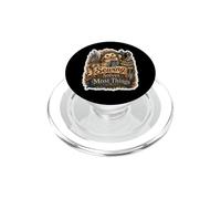 Erizo Costura Aguja Hilo Manualidad Humor PopSockets PopGrip para MagSafe
