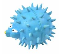 Erizo de goma azul de 7,5 cm Ø - Juguete para perros
