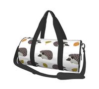 Erizo De Hojas De Otoño, Bolsa de Viaje de Gran Capacidad, Bolso Redondo, Bolsa de Viaje Deportiva, Bolsa de Mano, Bolsa de Fitness