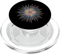 Erizo de mar Abstracto Océano Arte Vida Marina Color PopSockets PopGrip para MagSafe