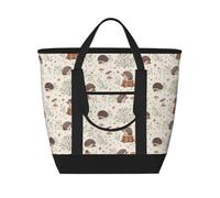 Erizo de pradera,Bolsas de almuerzo de gran capacidad, bolsa de mano térmica para mujeres, hombres, trabajo, picnic, viajes.